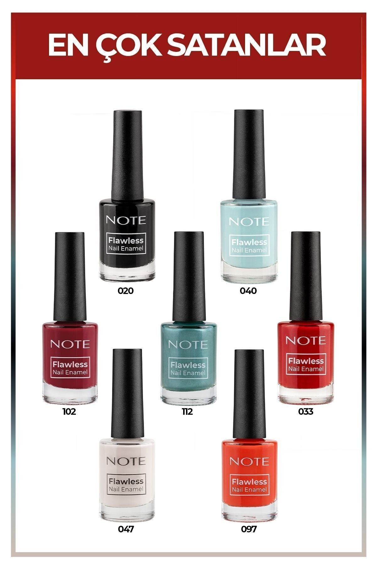 Nail Flawless 7's best selling nail polish set