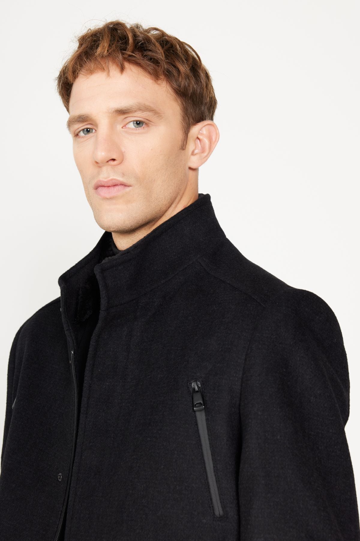 Altınyıldız Classics Black Men's Coat 4a0524100008