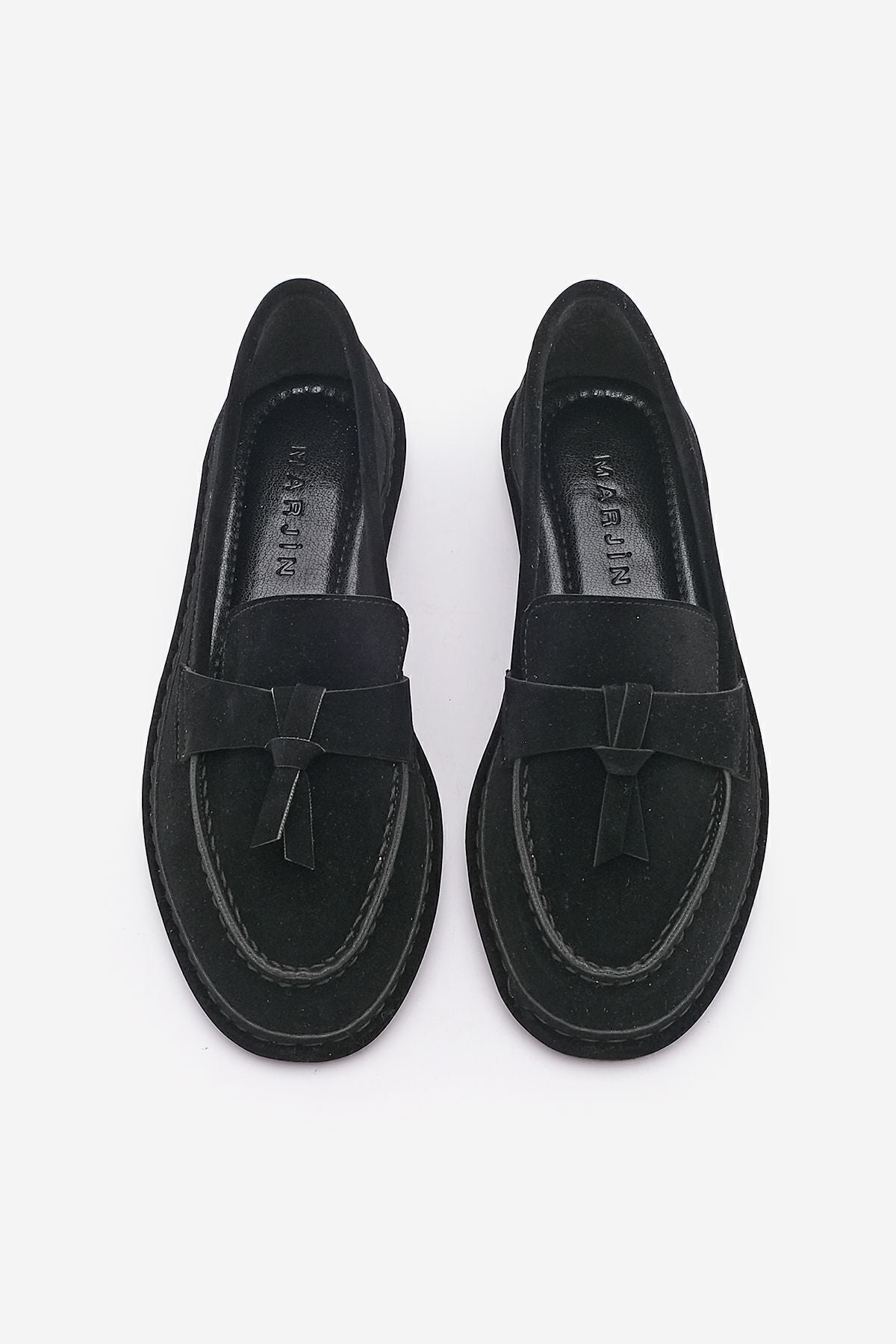 Woman Loafer Foldable Daily Shoes Kostav Black