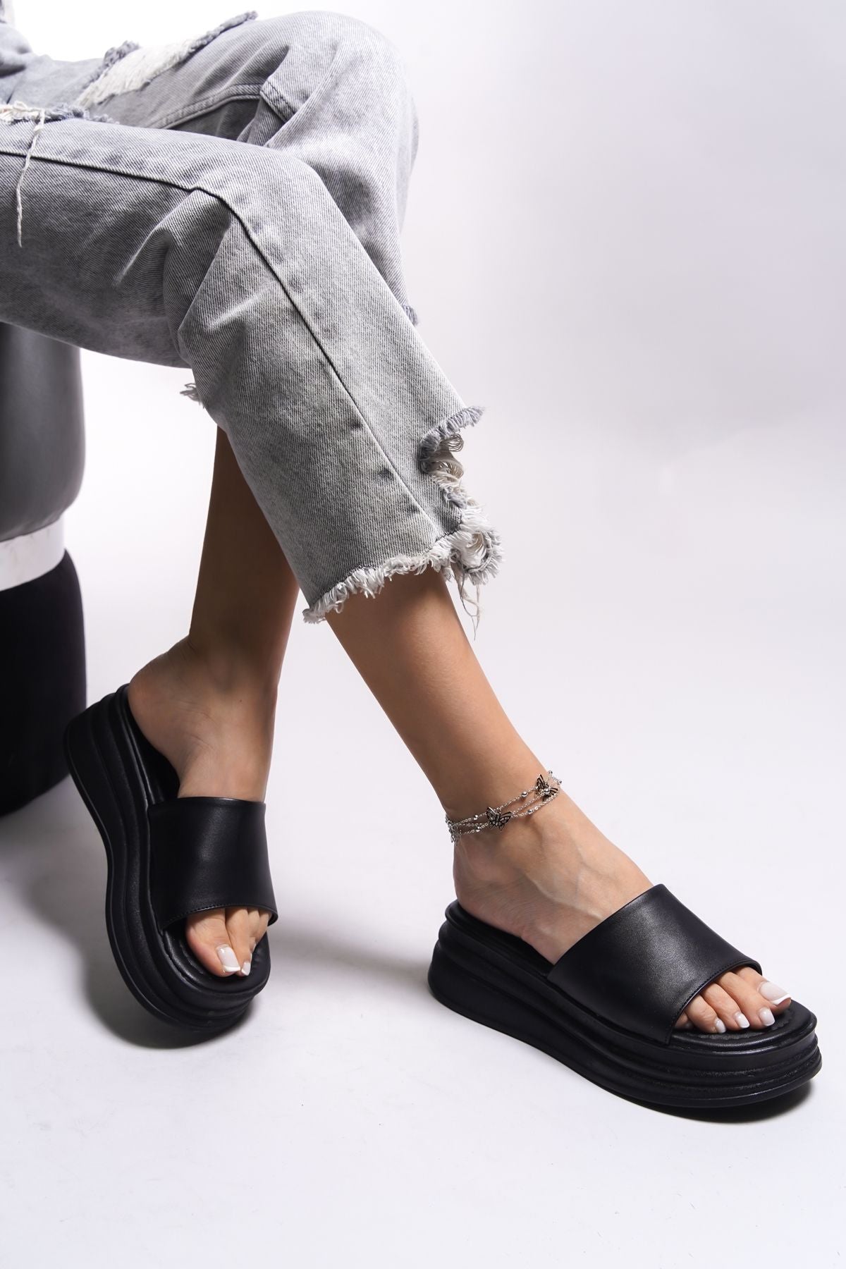 Loukeros Woman Slippers 0012315 Black