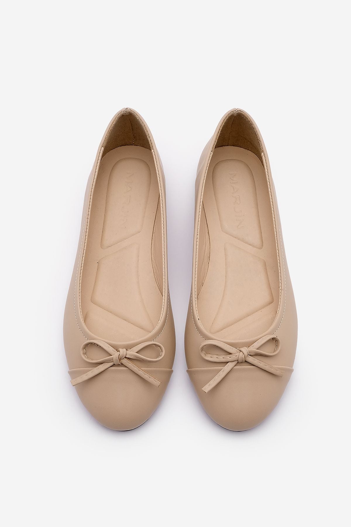 Women's Bow Detail Daily Babet Barlin Beige