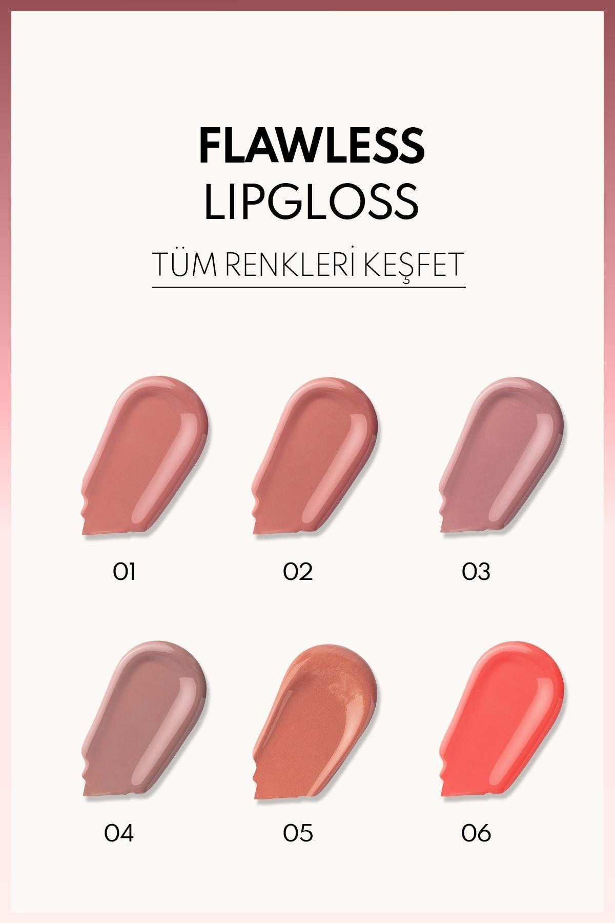Flawless Lipgloss Nemlendirici Dudak Parlatıcısı - 05 Sweet And Sour - Turuncu
