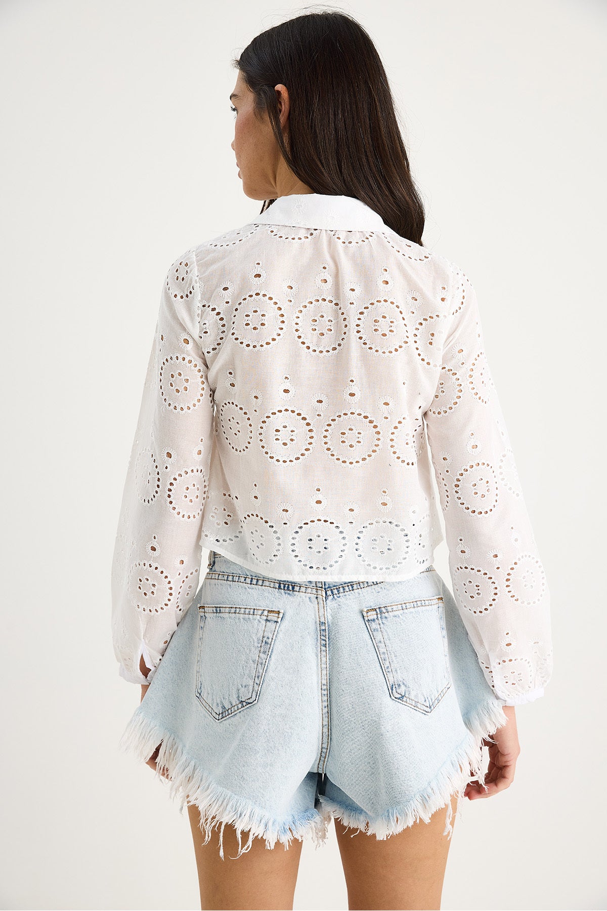 Women's Summer Short Embroidered Shirt 2107 60283350