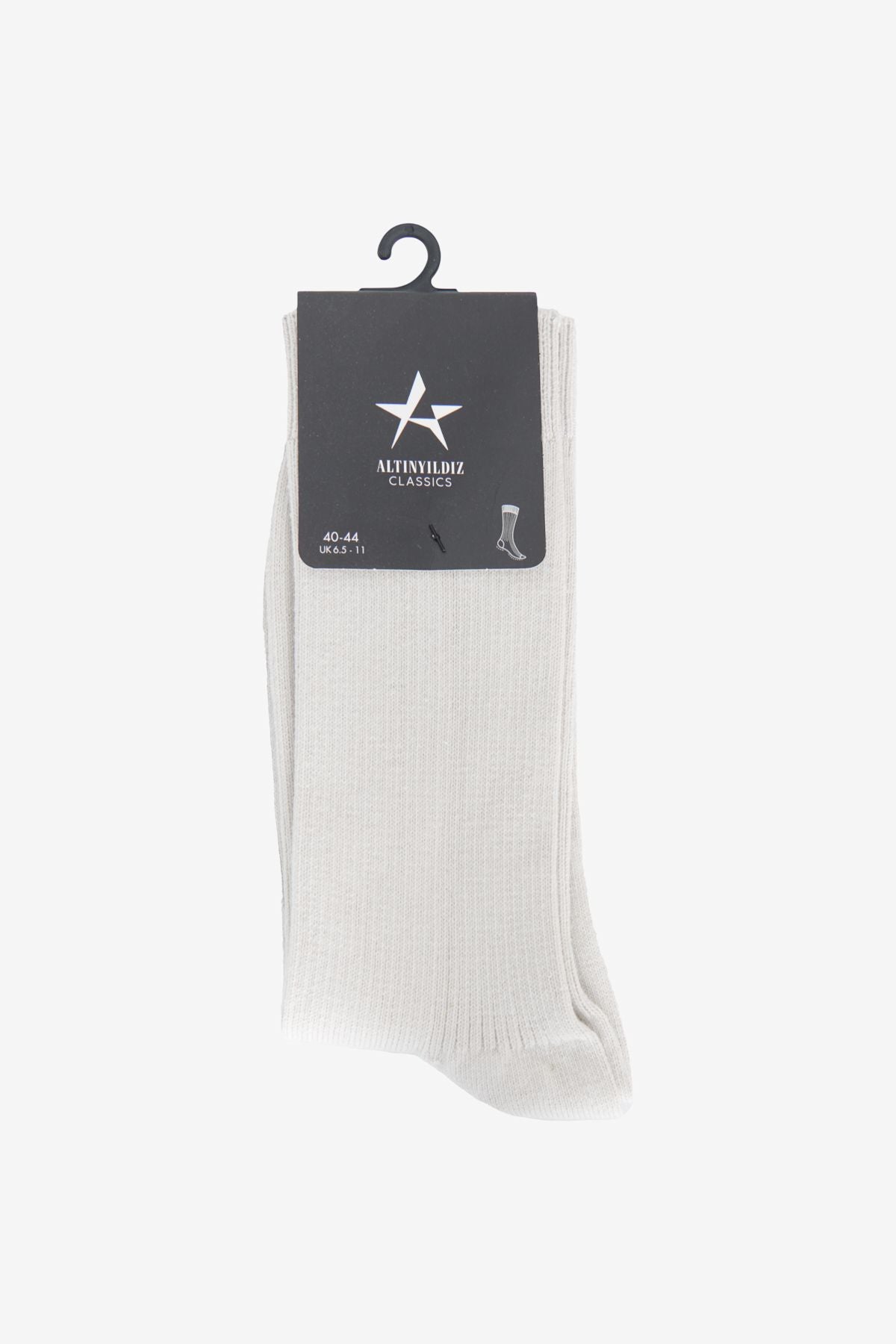 Male Light Gray Single Socks