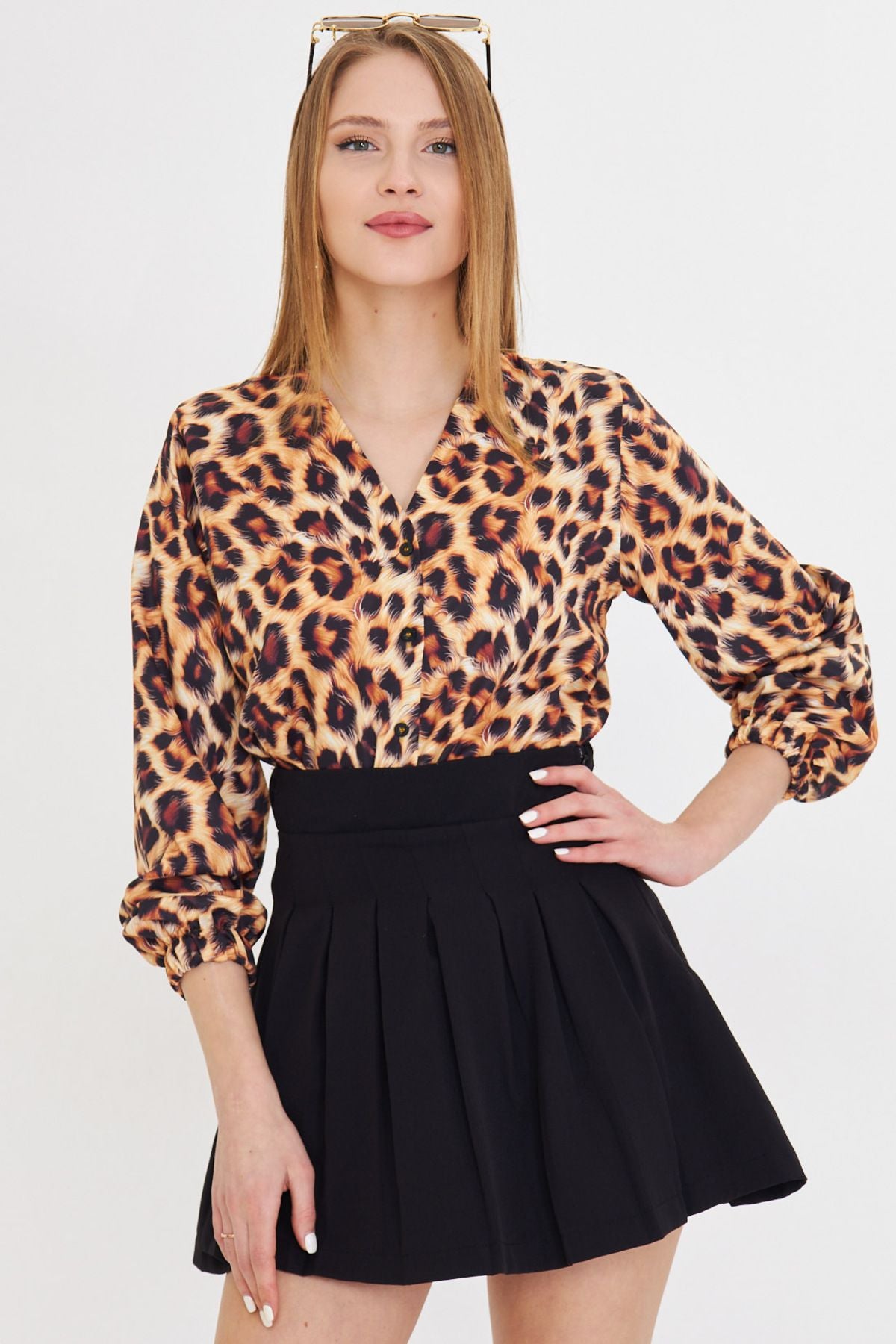 Women's Coffee Sleeves with rubber patterned shirt ARM-25Y001014
