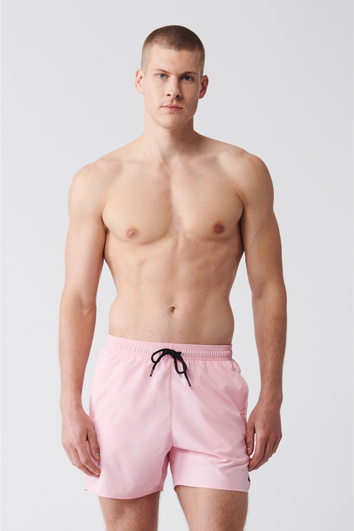Men's Light Pink Fast Drying Standard Size Mayo Sea Short E003801