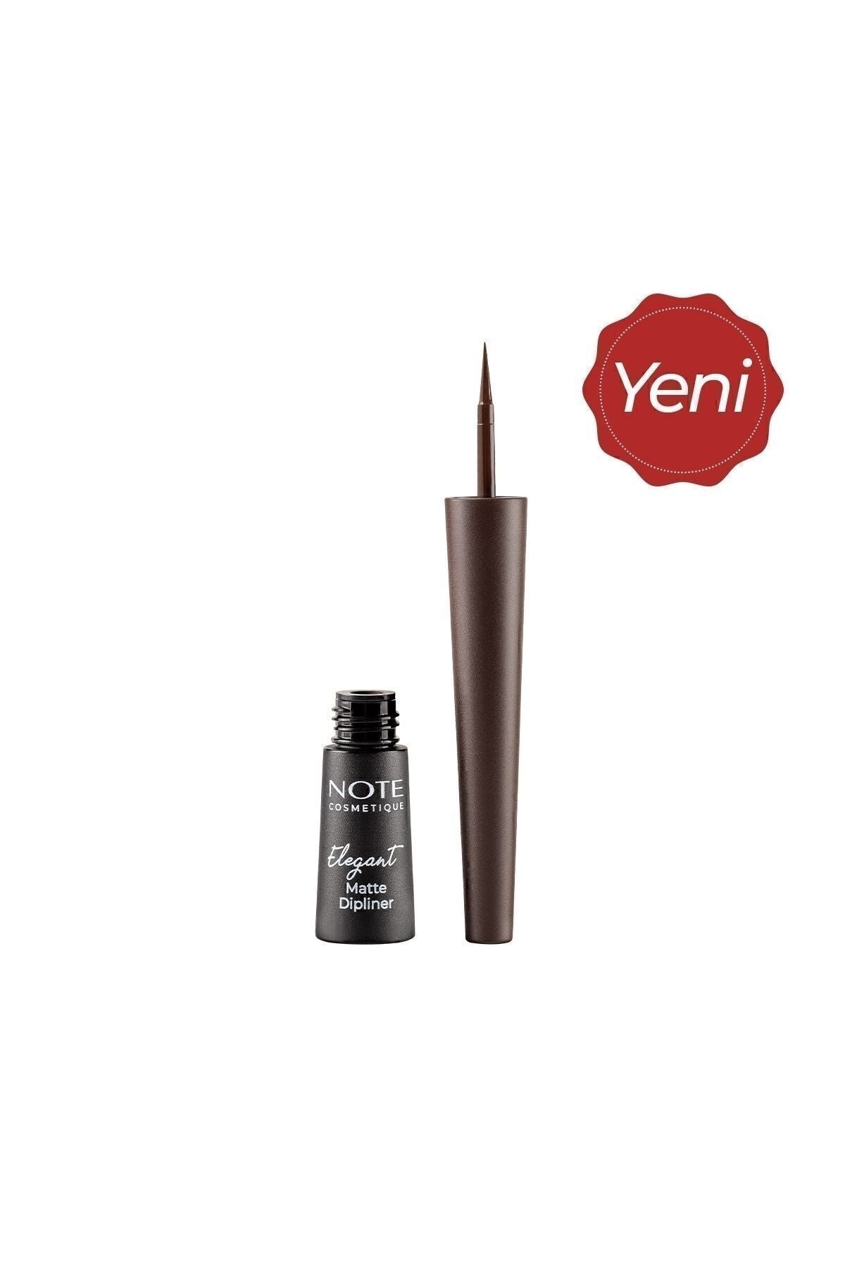 Elegant Matte Dipliner Waterproof Suya Dayanıklı - 02 Coffee Brown - Kahverengi