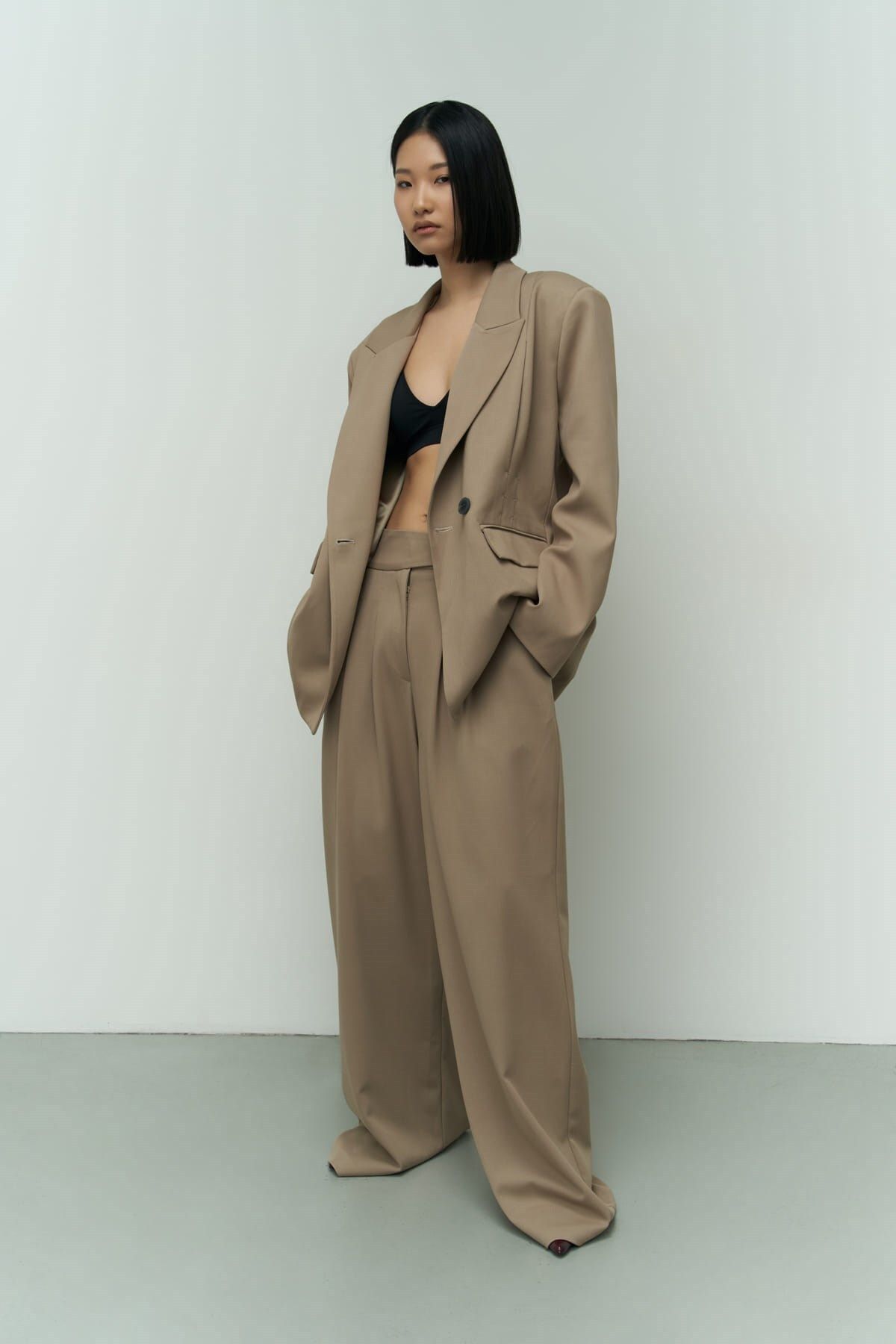 ALLBUCKS Mai, Salvatore Bej Blazer Ceket ABMAI0016