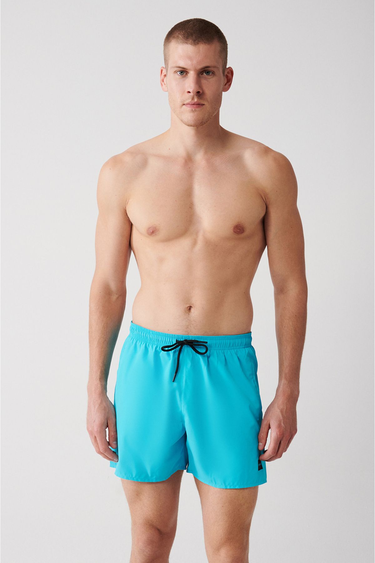 Men's Turquoise Fast Drying Standard Boy Mayo Sea Short E003801