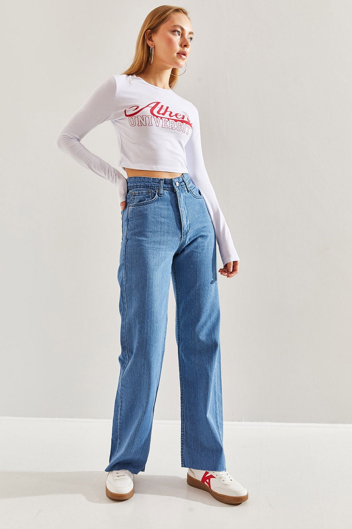 Female laser cut pants