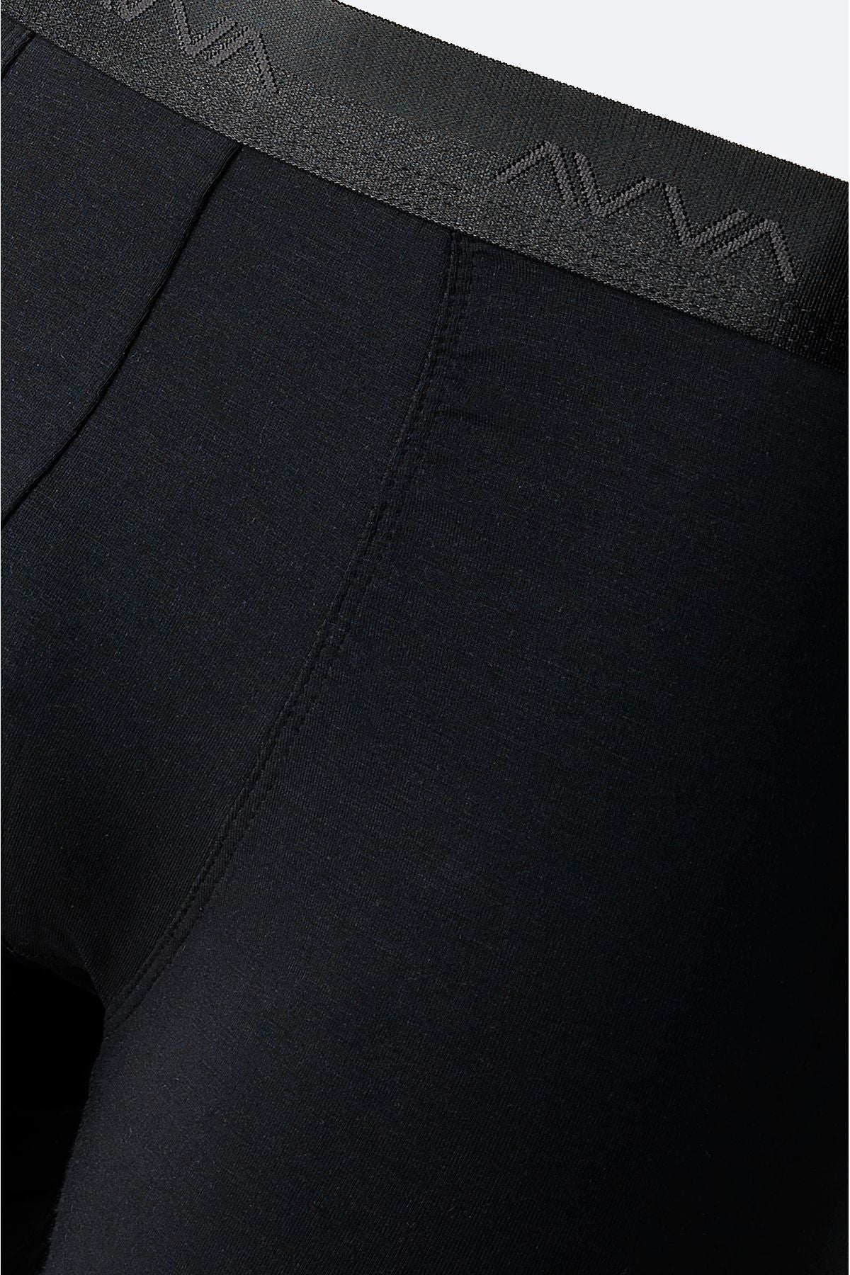 Men's Black Flat Basic Soft Touch Single Boxer A42y9537
