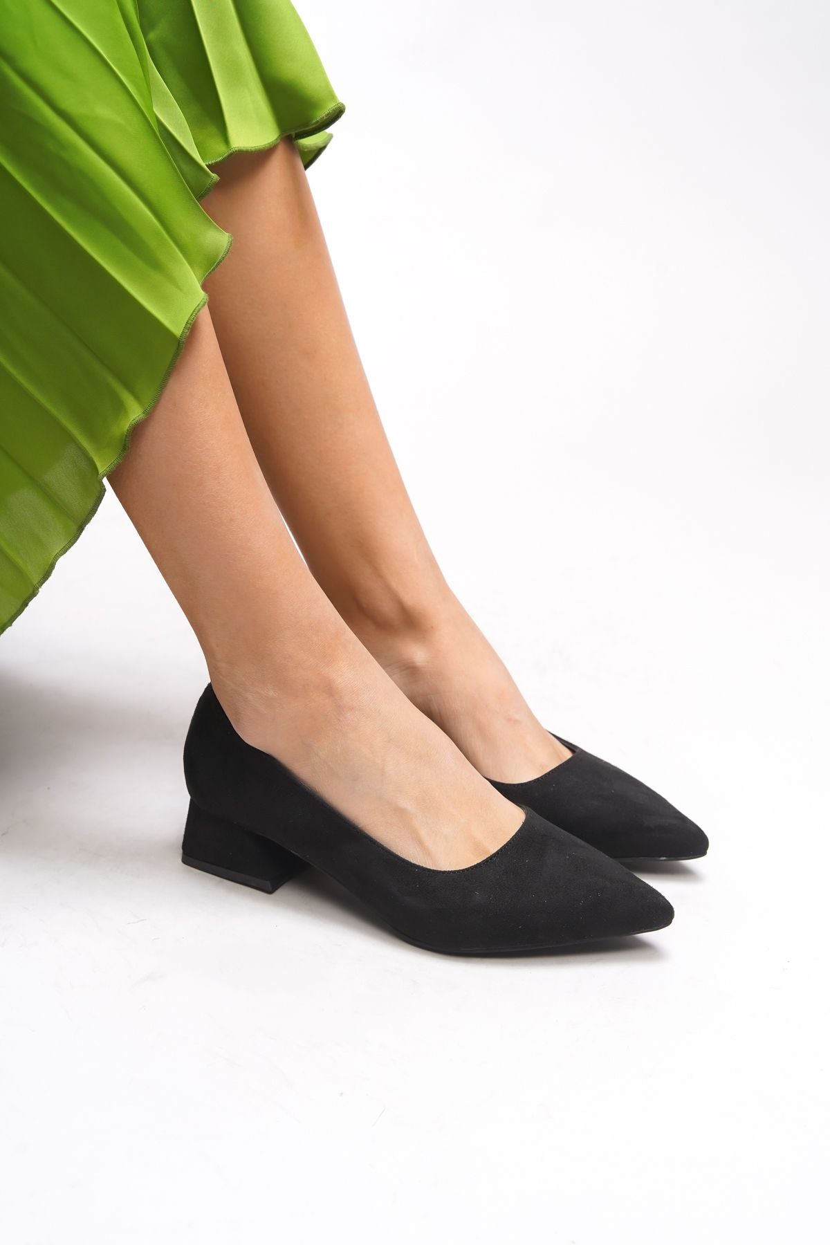 Tielfudh Woman Shoes with Pointed Nose Shoes with Shoes 001241863 Black Suede