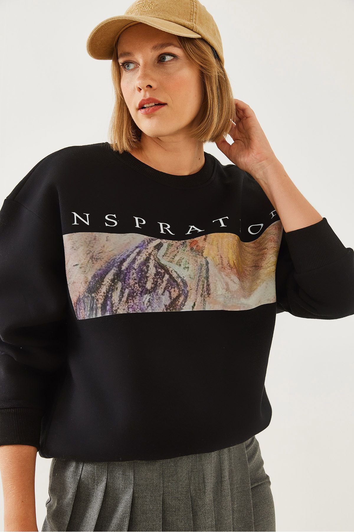 Women Printed Sweatshirt MBHS020 60601020