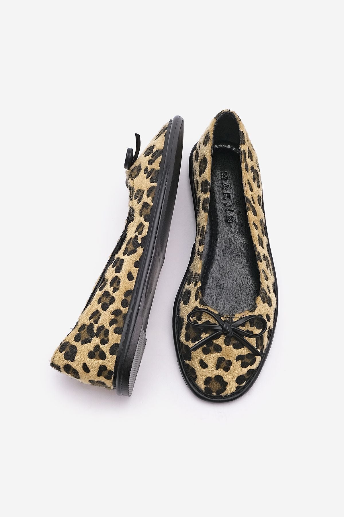 Women's Bow Detail Foldable Babet Linsar Leopard