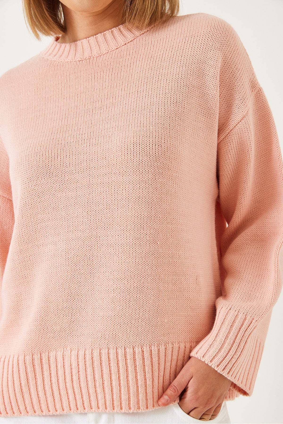 Women's Crew Neck Knitwear Sweater 20247559