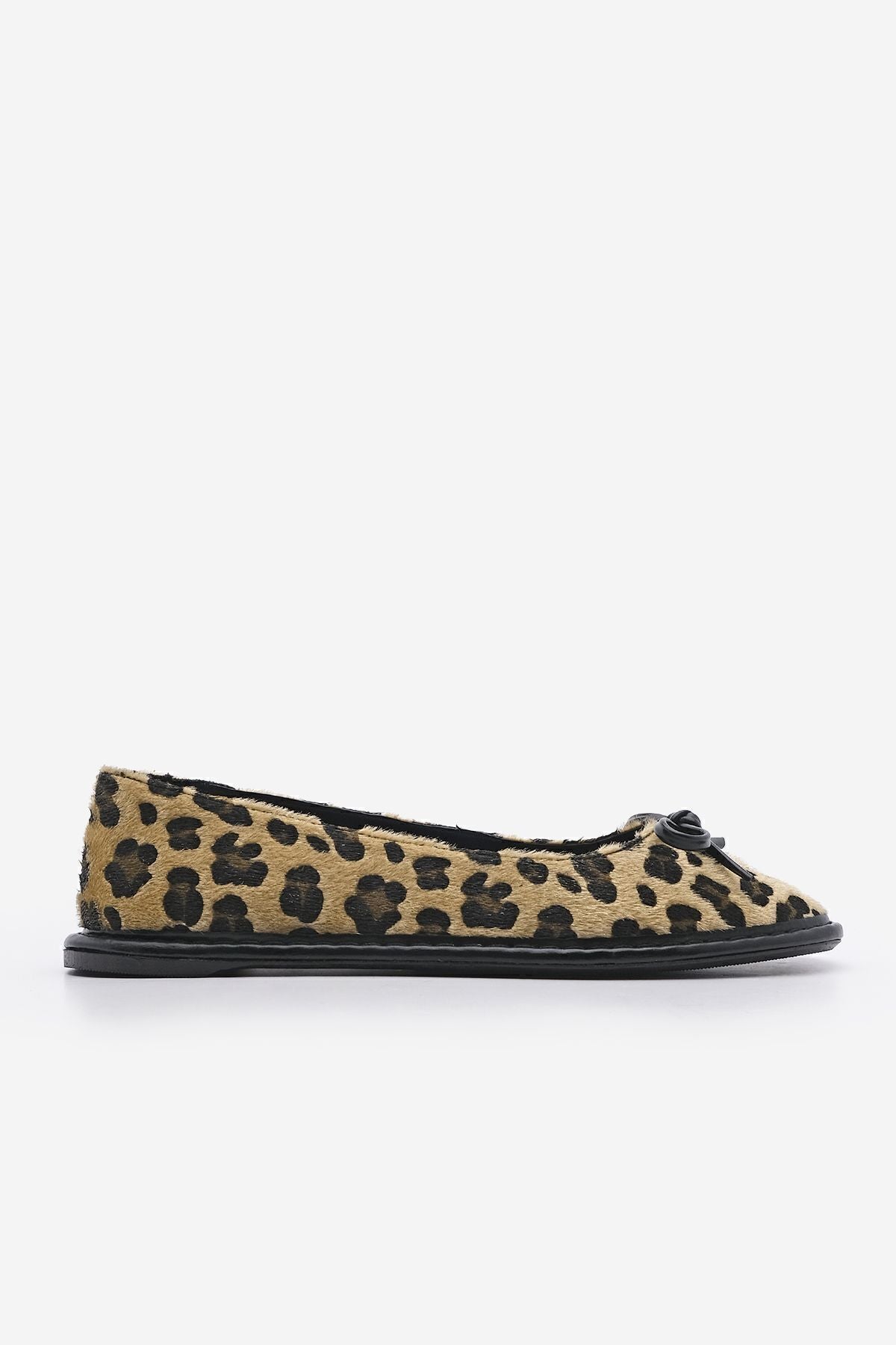 Women's Bow Detail Foldable Babet Linsar Leopard