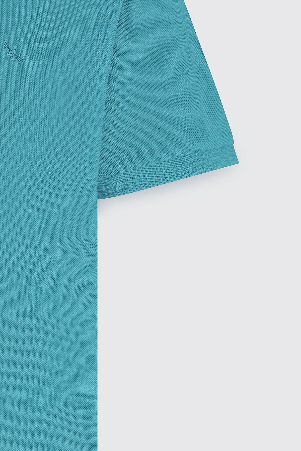 Men's oil slim fit narrow cut polo collar 100 %cotton short sleeve t -shirt
