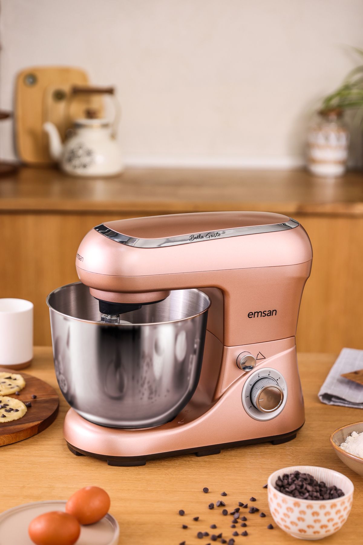 Bella Gusto Stand Mixer Gold Pink 1300 W 5 L Kitchen Chef