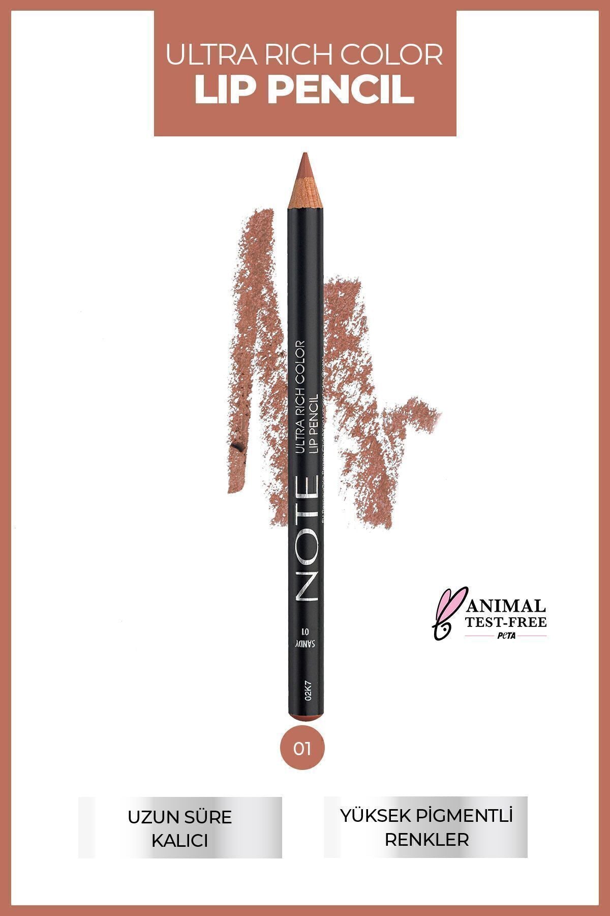 Ultra Rich Color Dudak Kalemi 01 Sandy - Nude
