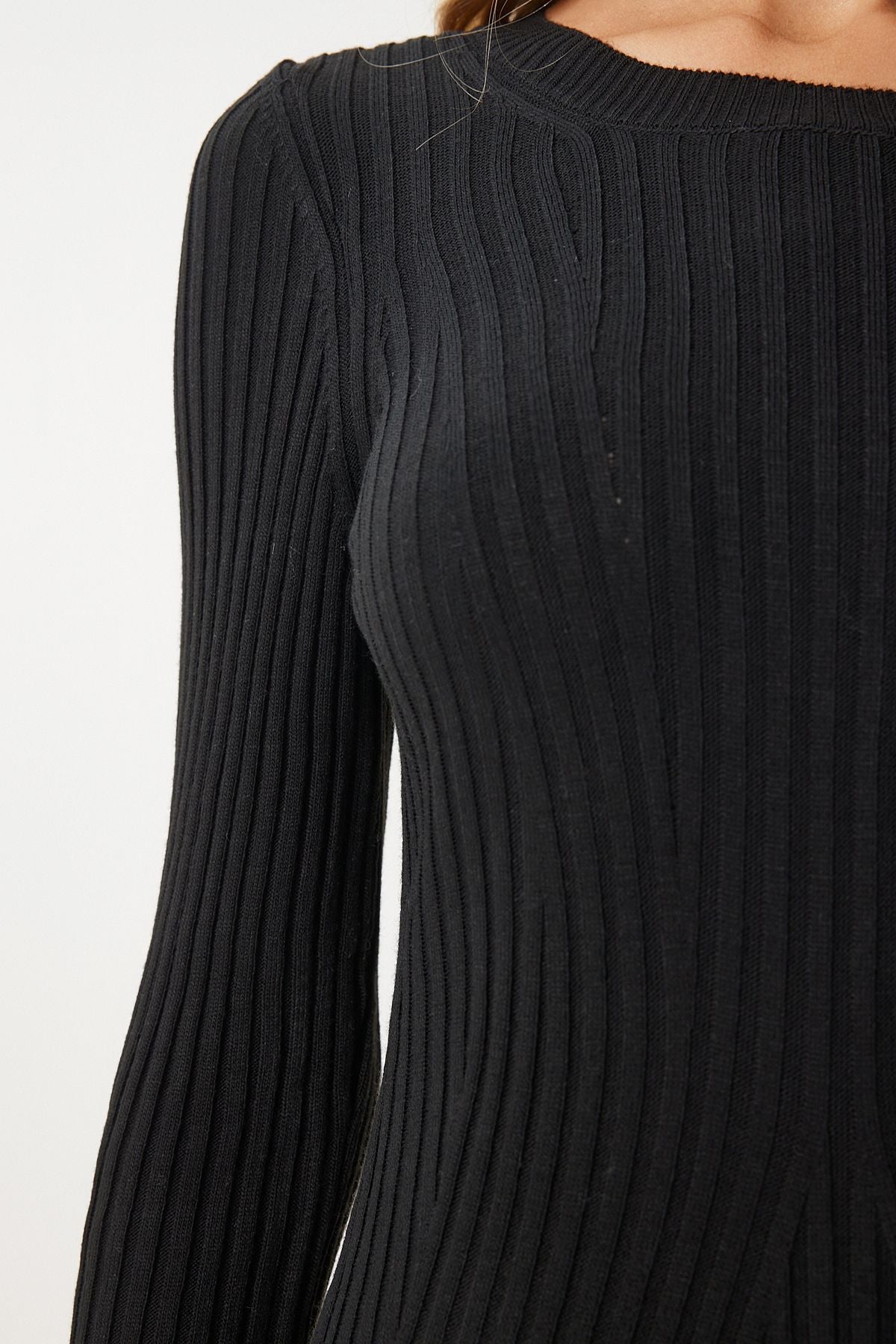Female Black Bicycle Collar Celiko Dress MX00172