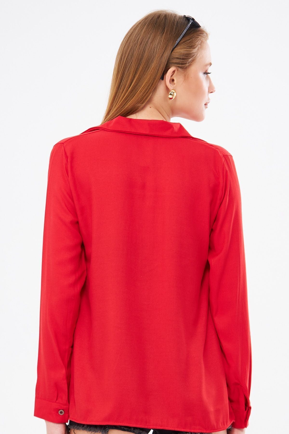 Long sleeve flat shirt
