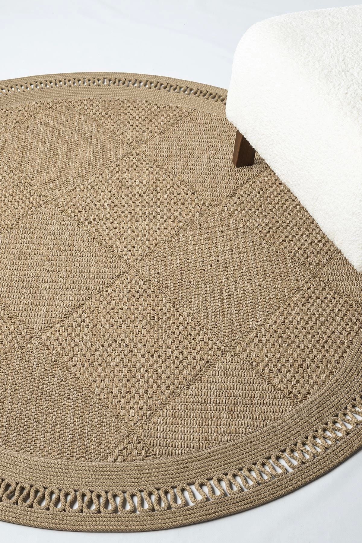 Naturel Flat Washable Wicker Hand Woven Carpet Carpet Rug Rug apartment 2