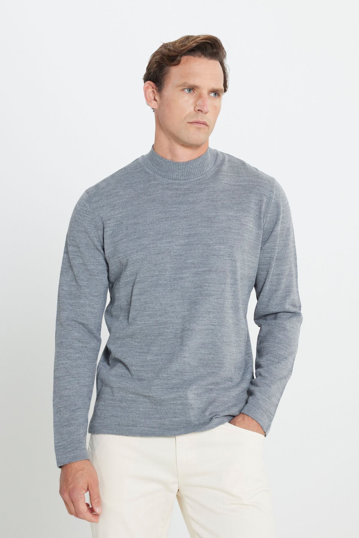 Men's gray melang