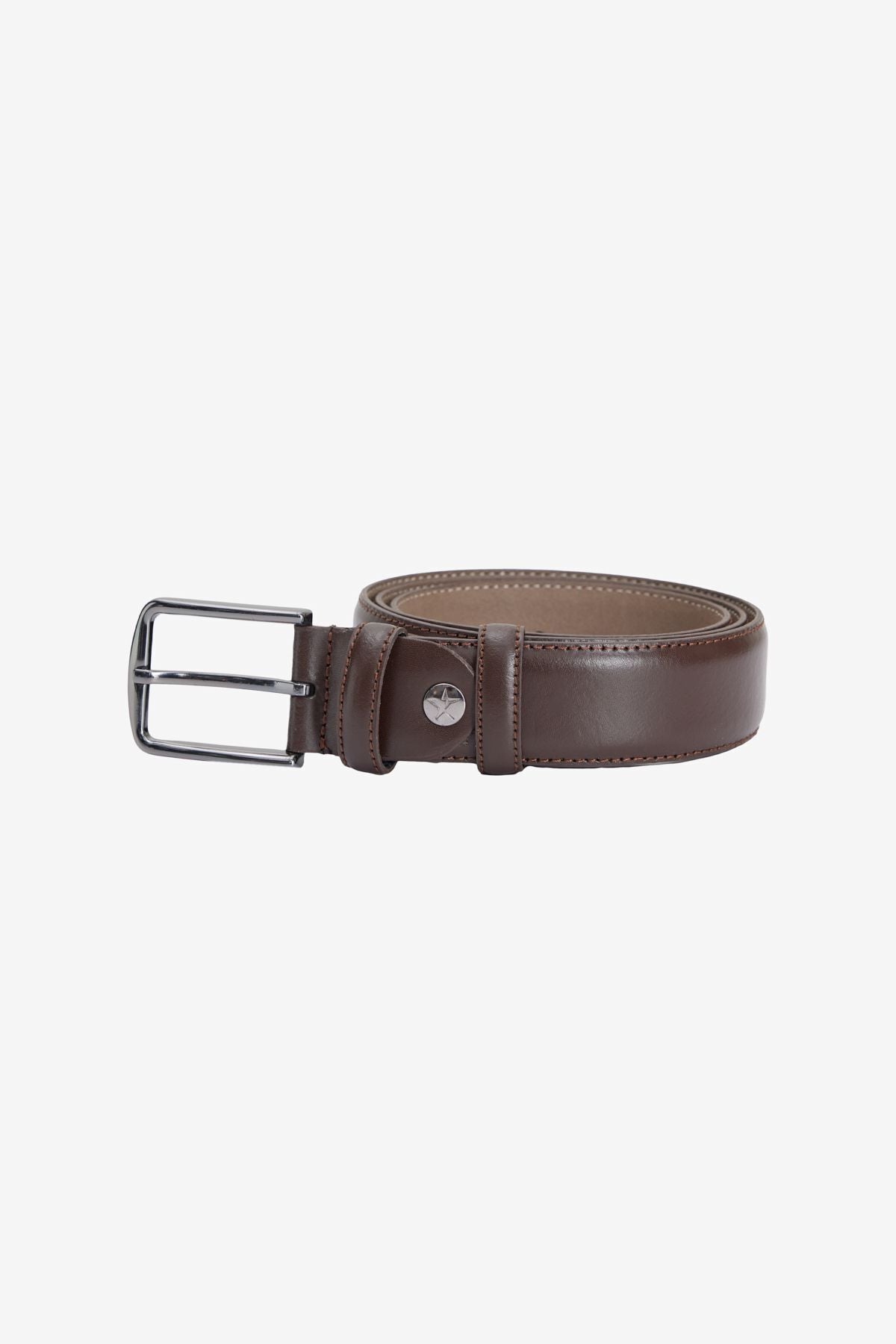 Men's Brown 100 %Leather Belt