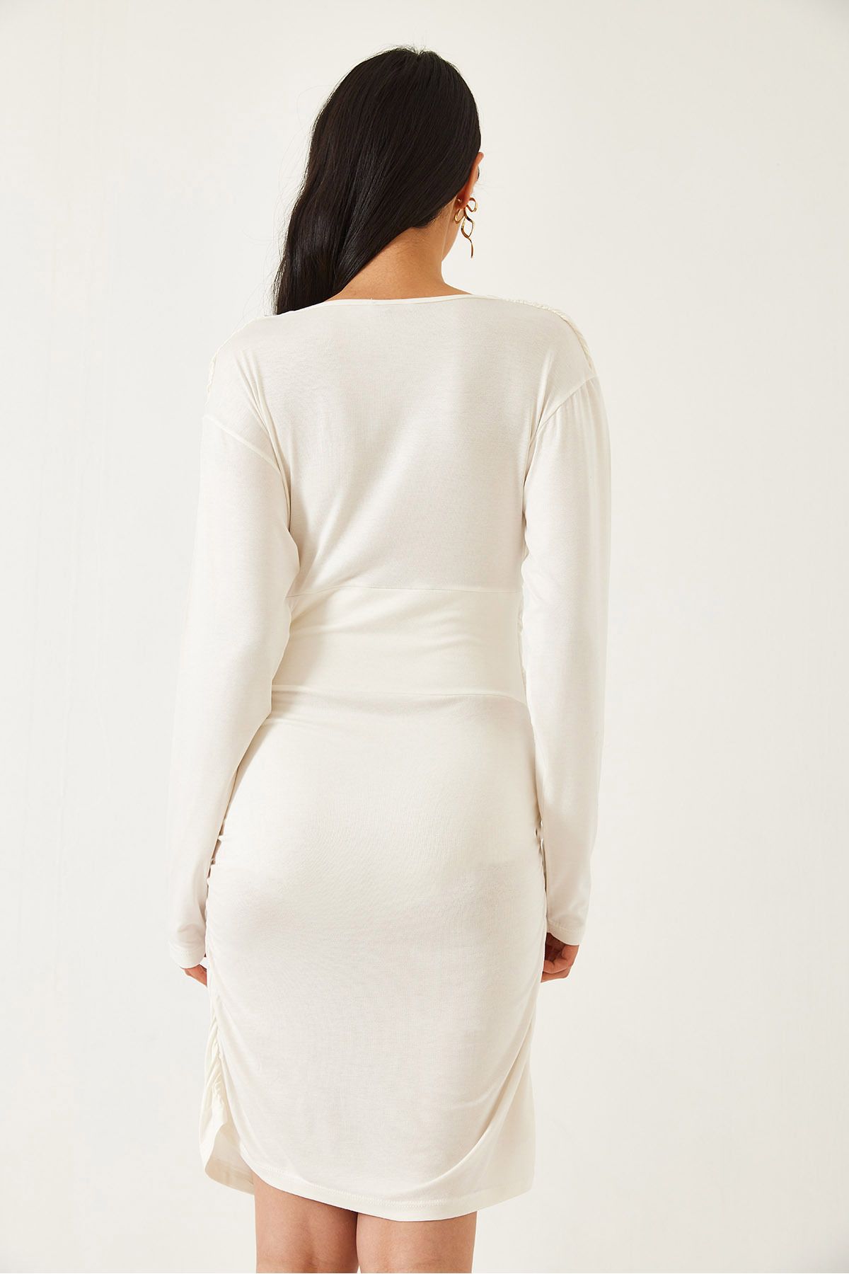 Women's Sides Shirred Dress 0180 60261108