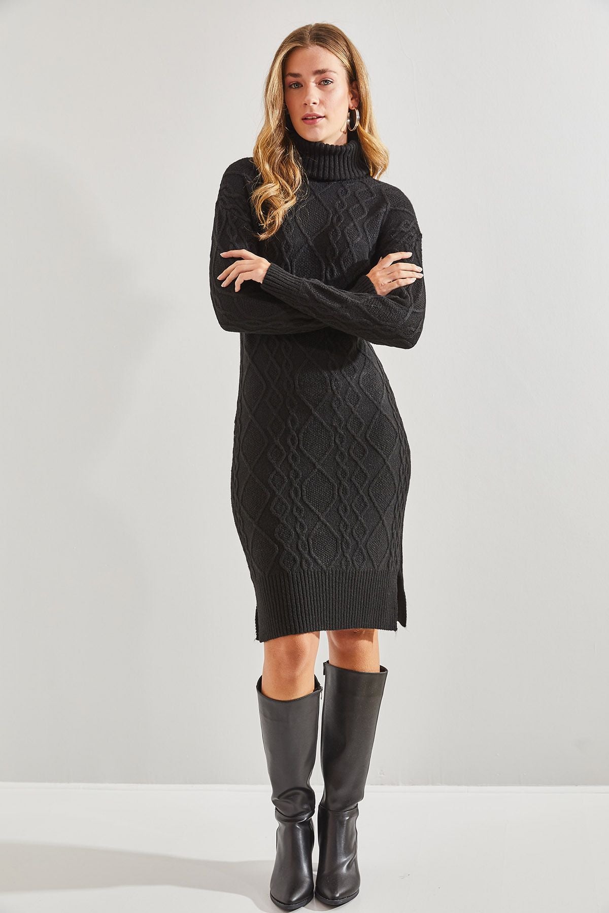 WOMEN'S BRAIN FISHER BROKER knitwear dress