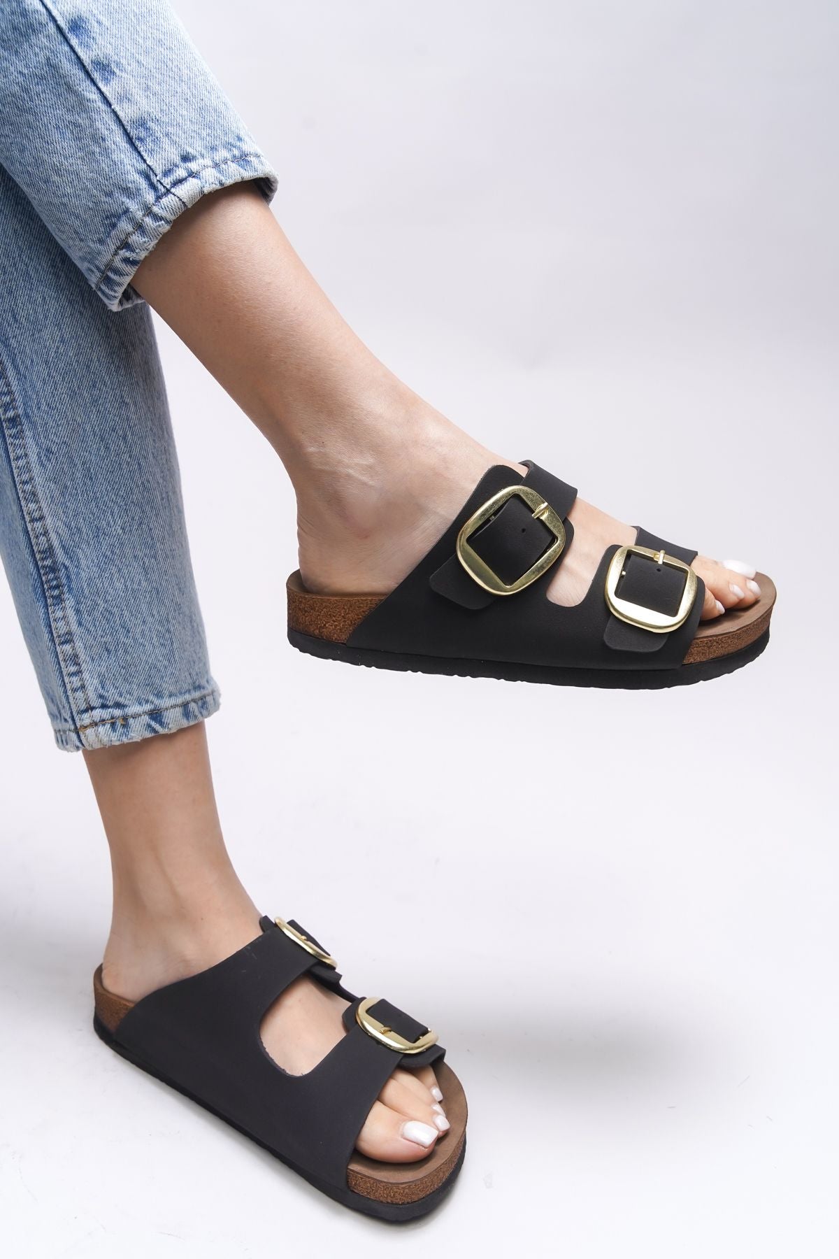 VYLSULA WOMEN'S DOUBLE BUYPALI Slipper 0012602 matte black