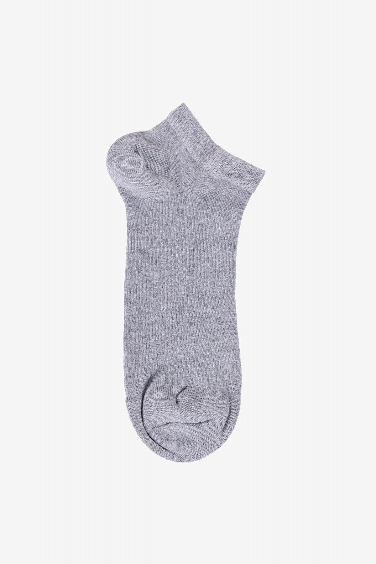 Men's anthracite-gray 3-pack booties socks