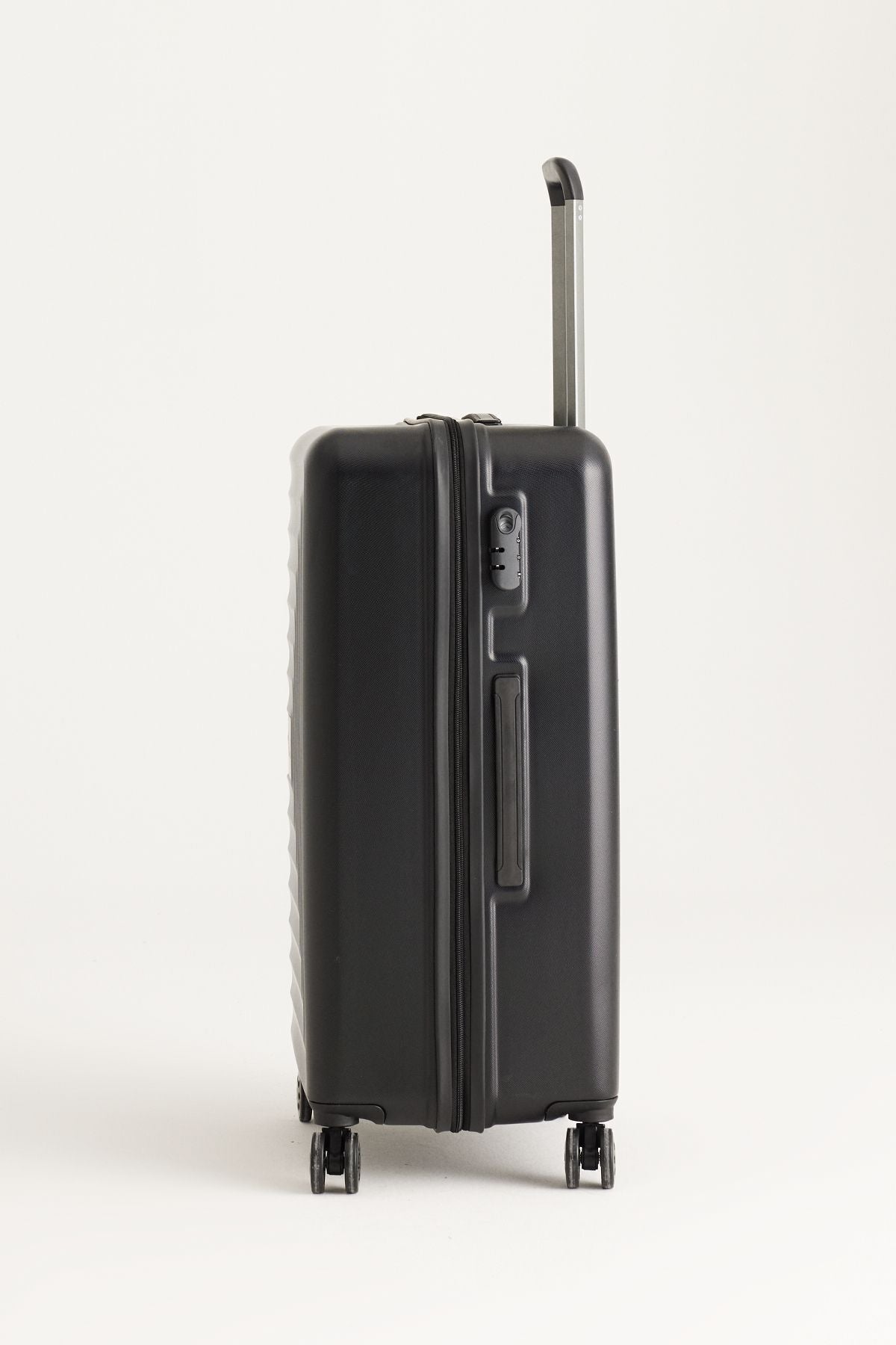 Black large size suitcase