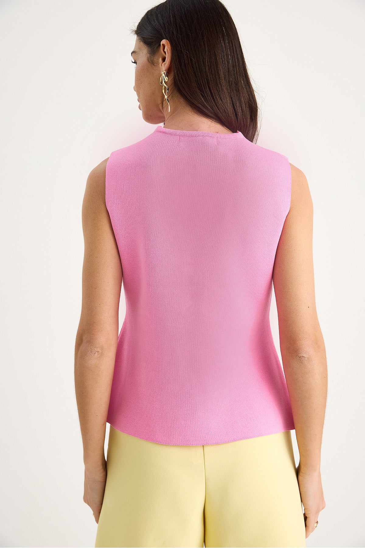 Women's V-Neck Button Detailed Knitwear Vest TY251002 60283339