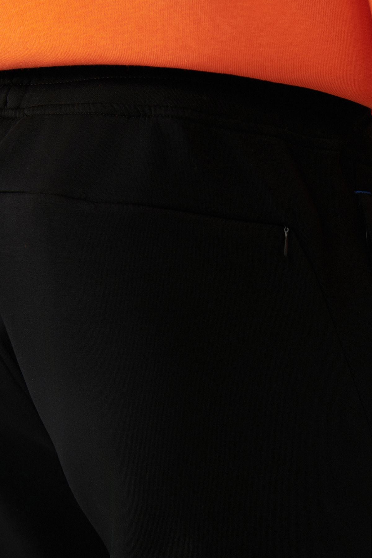 Men's Black Side Interlok Fabric Parts Parts Stock Six A32Y3430
