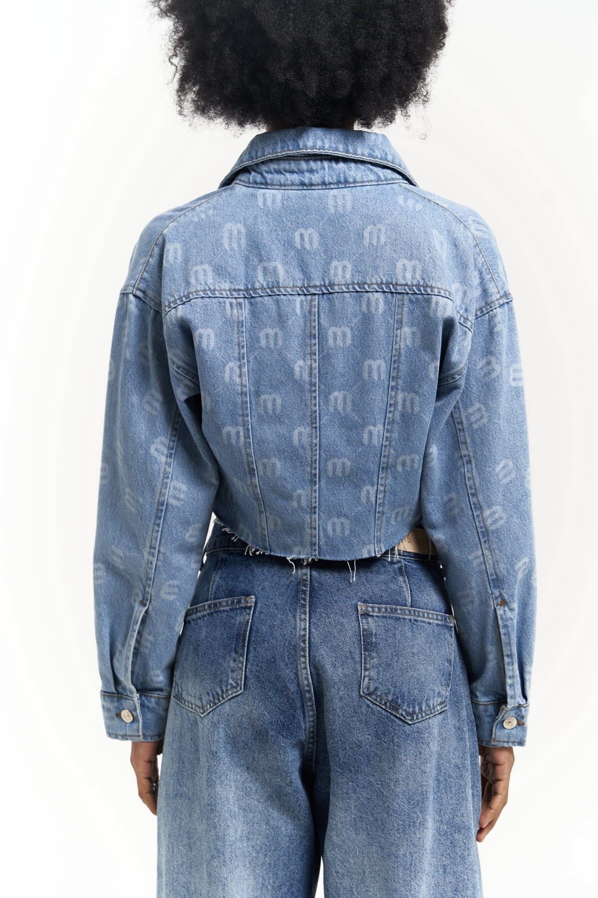 Darcey M Edition Blue Short Jean Jacket
