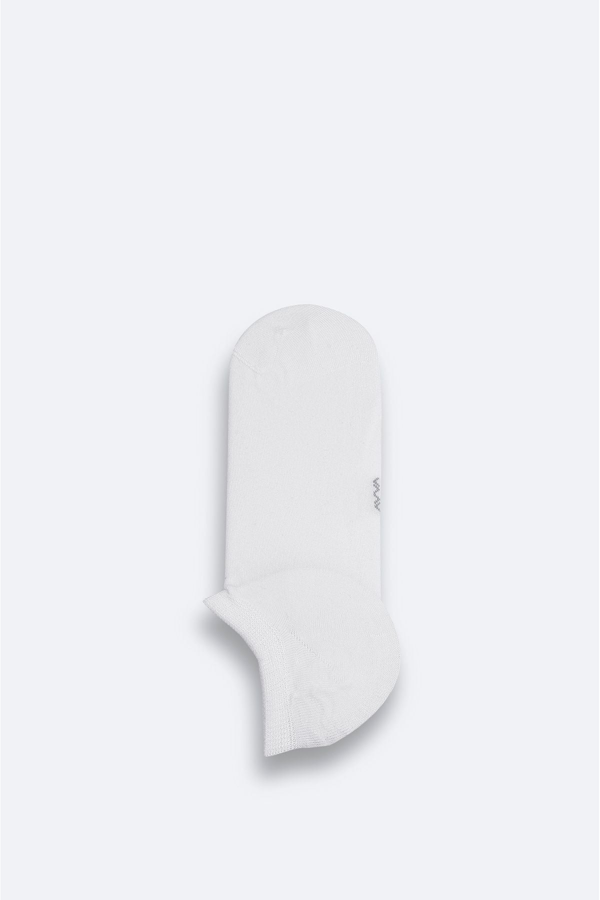 Men's white cotton sneaker socks B008553