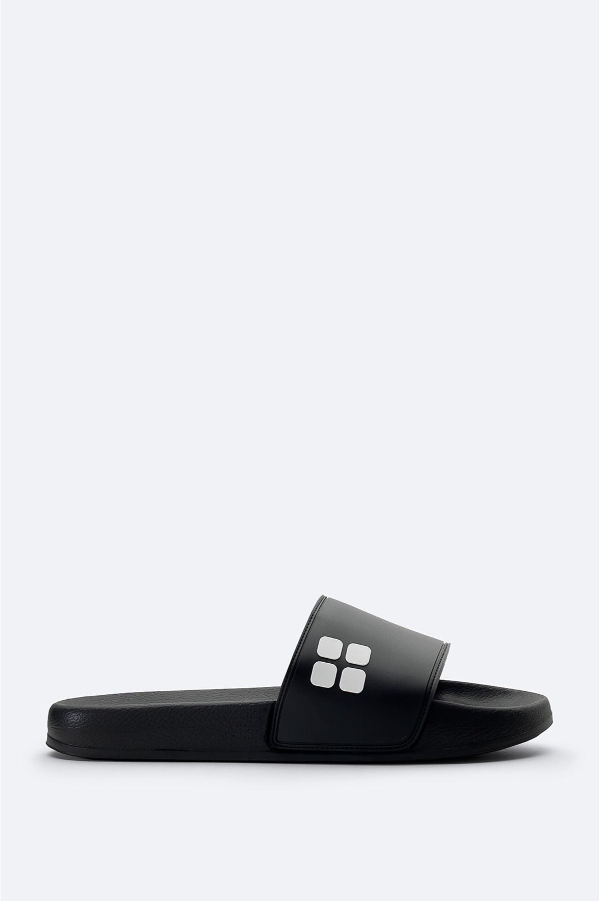 Men's black eva light flexible floor slippers B008300