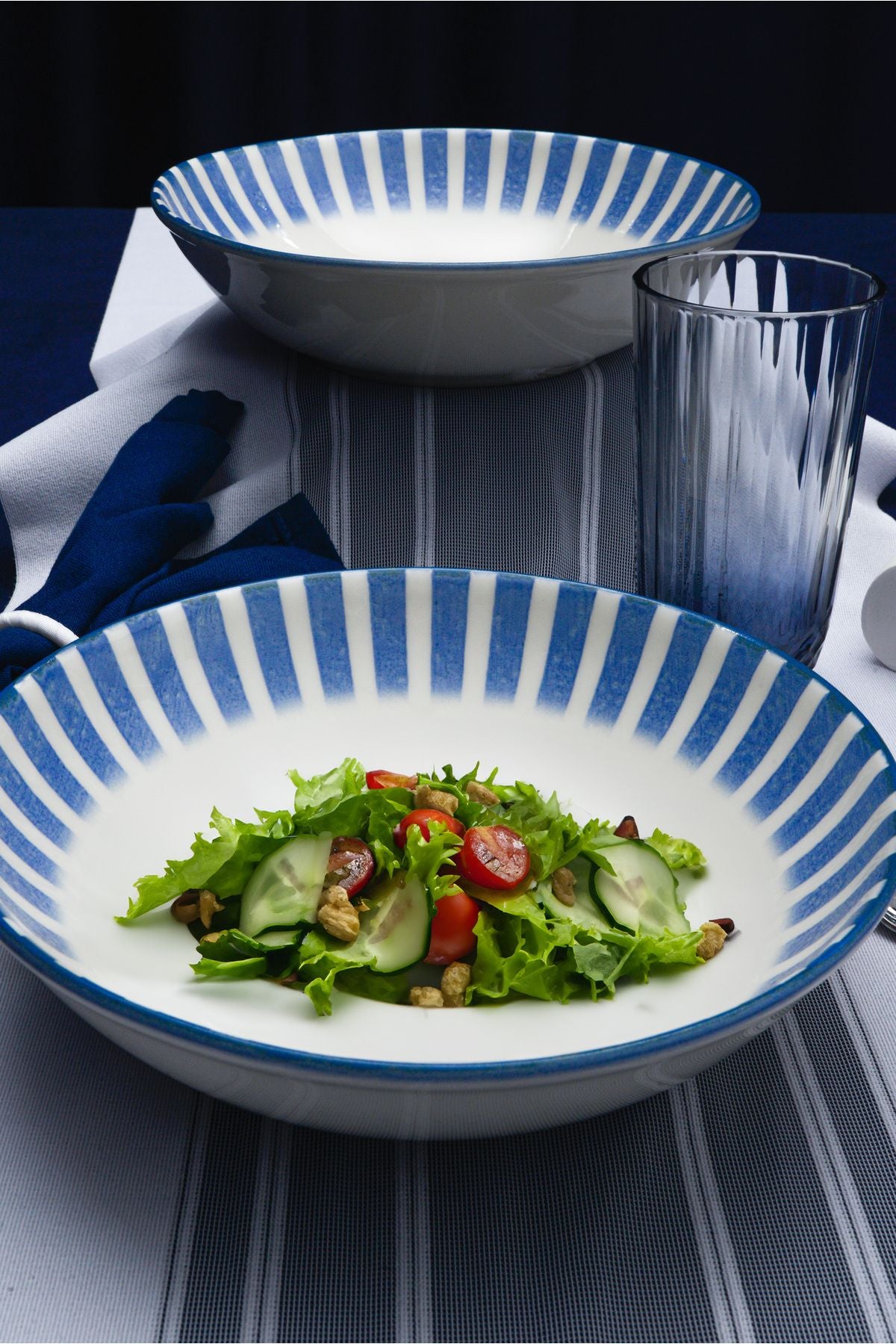 Azur 23cm 2 porcelain salad plate