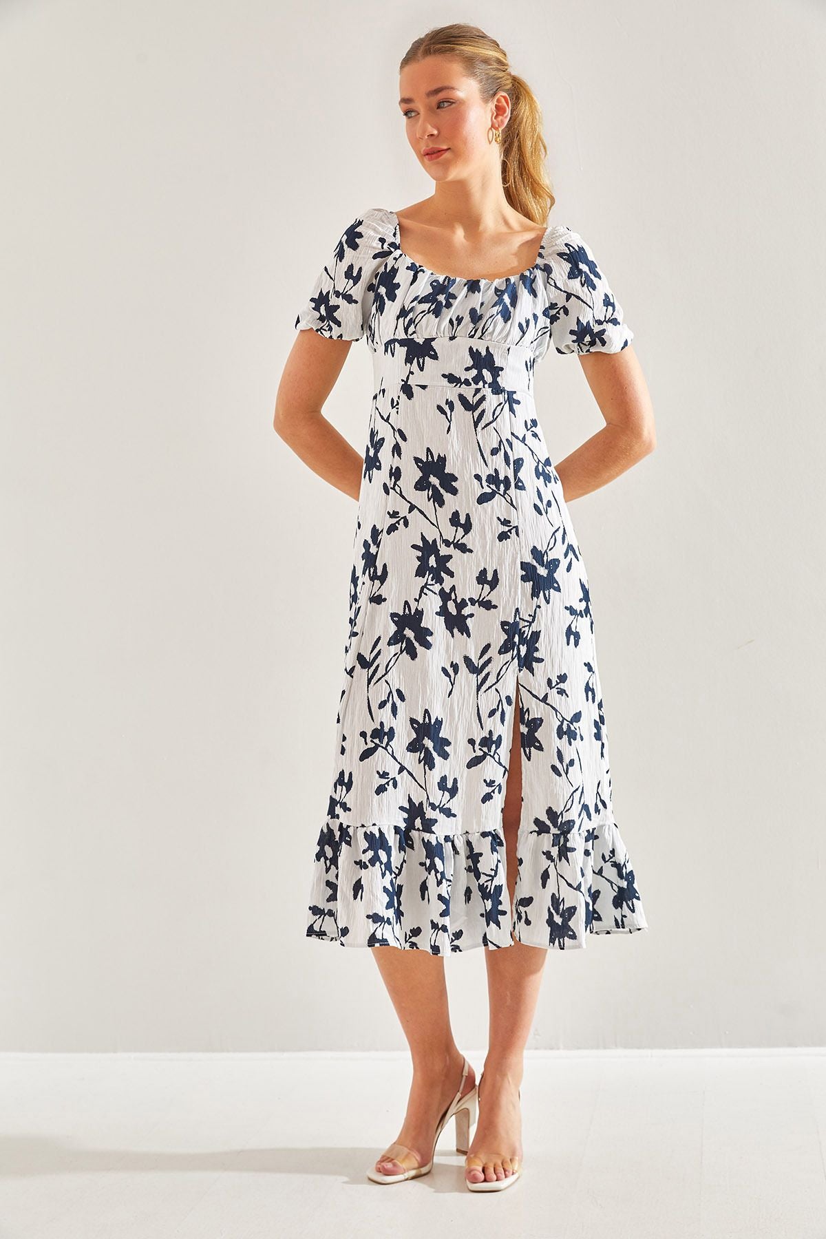 Woman Flower Patterned Dress 60181001