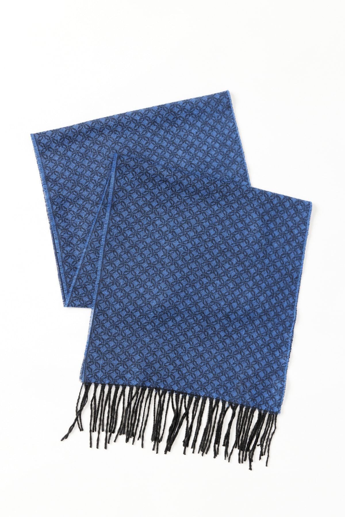 Men's Navy Blue-Blue Patterned Nickets