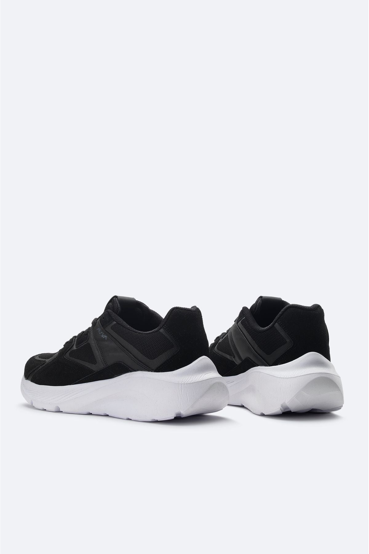 Men's black -piece flexible thick base casual shoes A31y8026