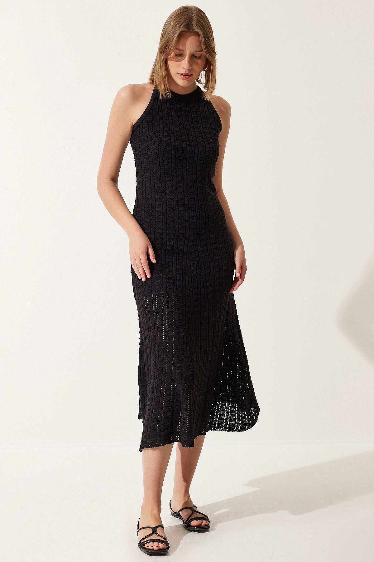 WOMEN BLACK HUMMA YAKA OLIKO DRESS YY00207