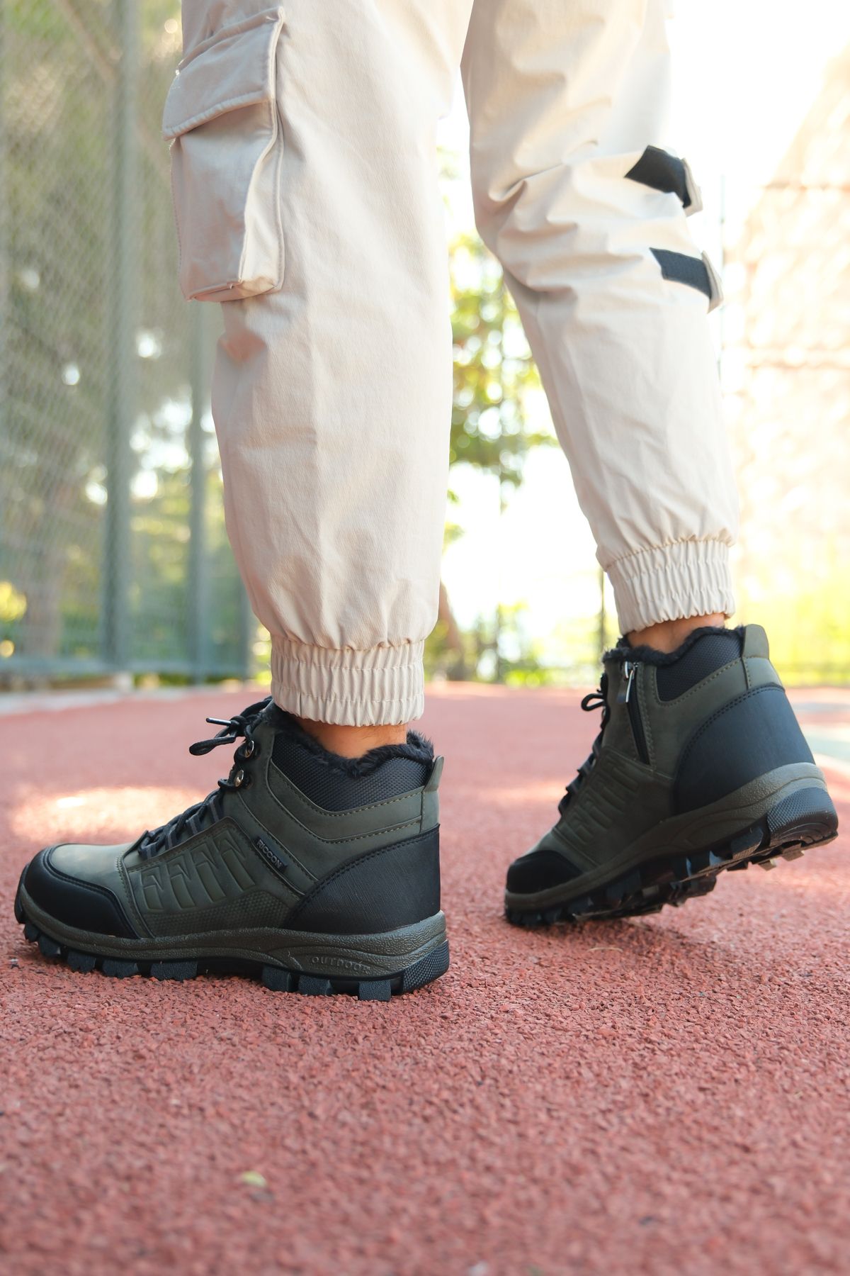 Khaki Unisex Furry Bot 0012x6
