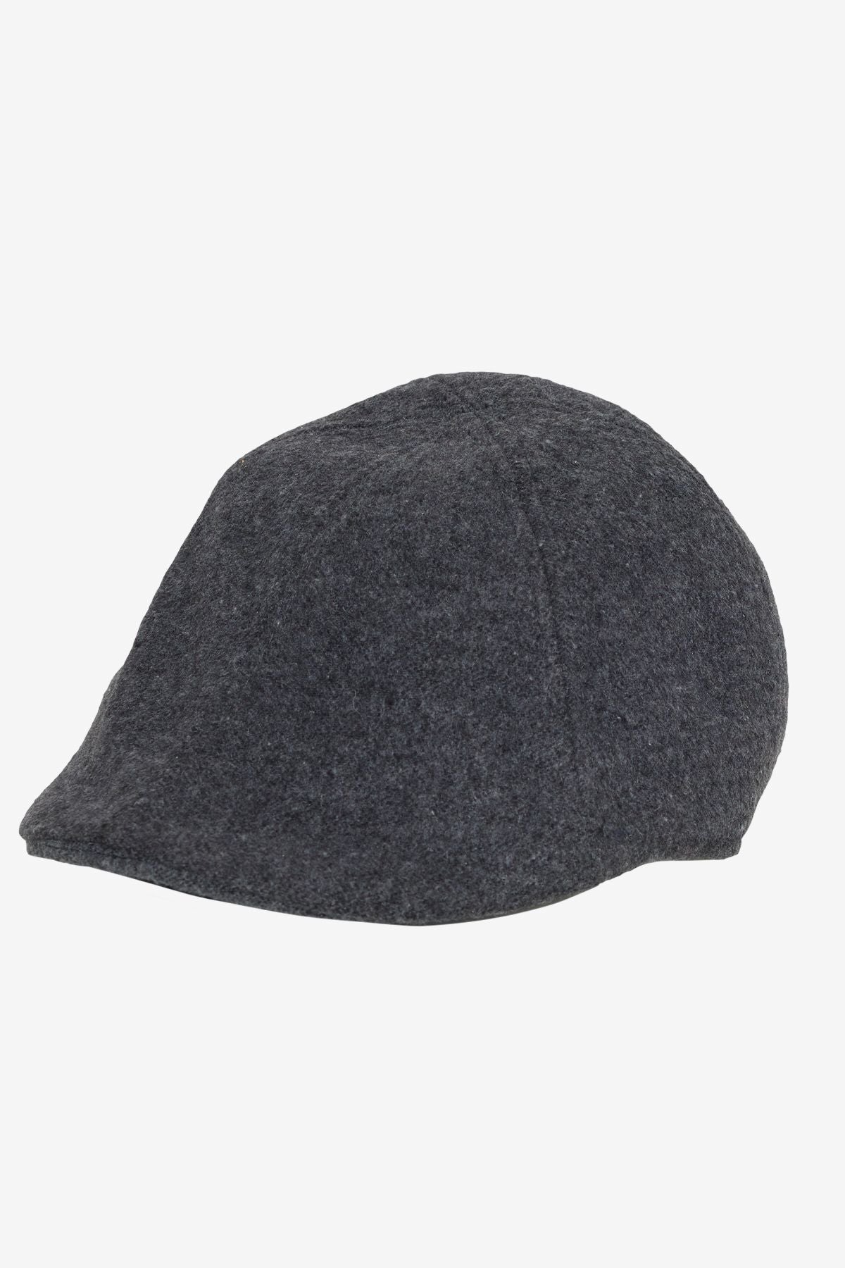 Men's gray cotton helmet hat