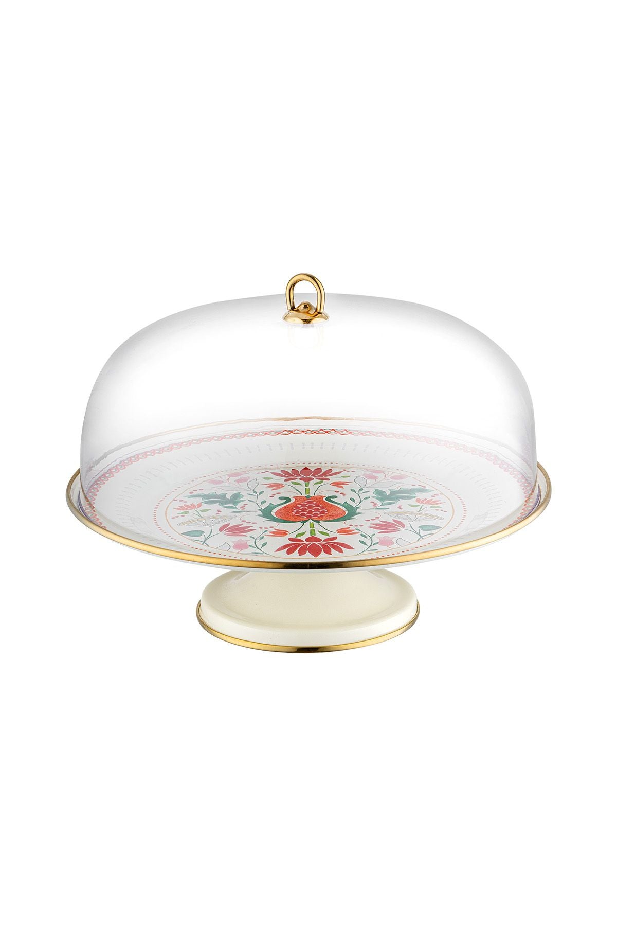 Pomegranate enamel cake lantern 31 cm