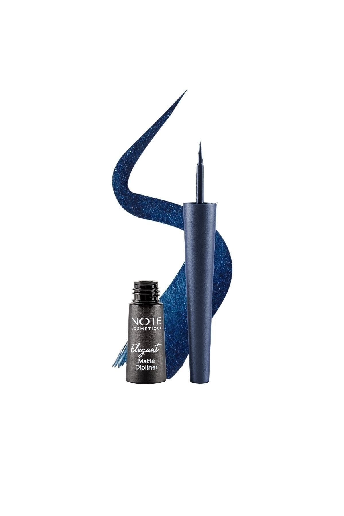 Elegant Matte Dipliner Waterproof water resistant - 03 Navy Blue - Blue