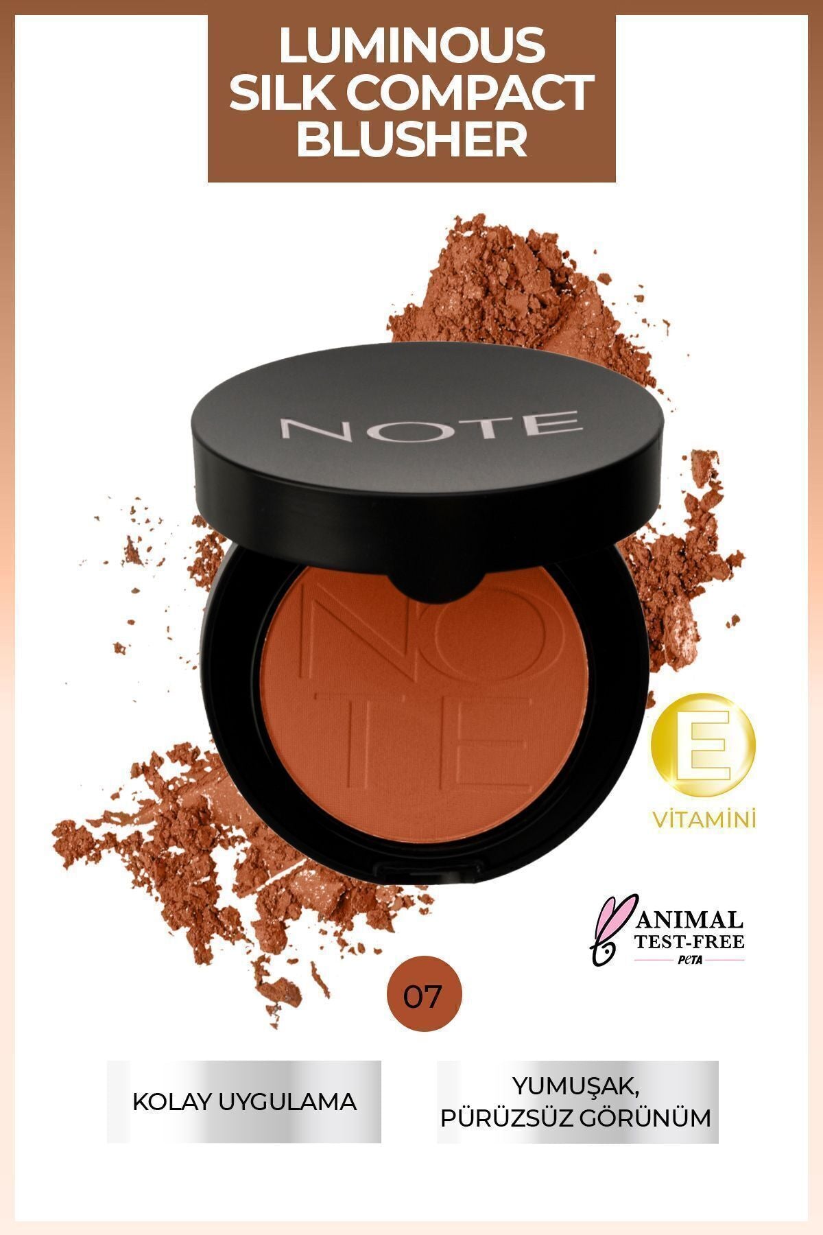 Luminous Silk Compact Blusher Dust Blush - 07 Star