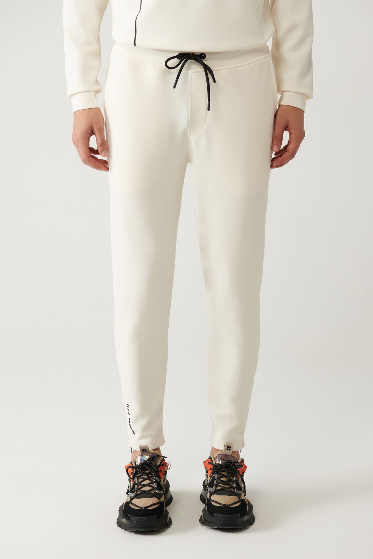 Male Ecru Soft Touch Zipper Paçalı Service Six A41y3401