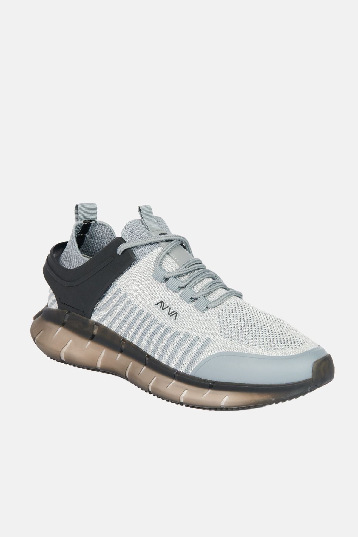 Men's gray flexible floor sneaker shoes A32y8002